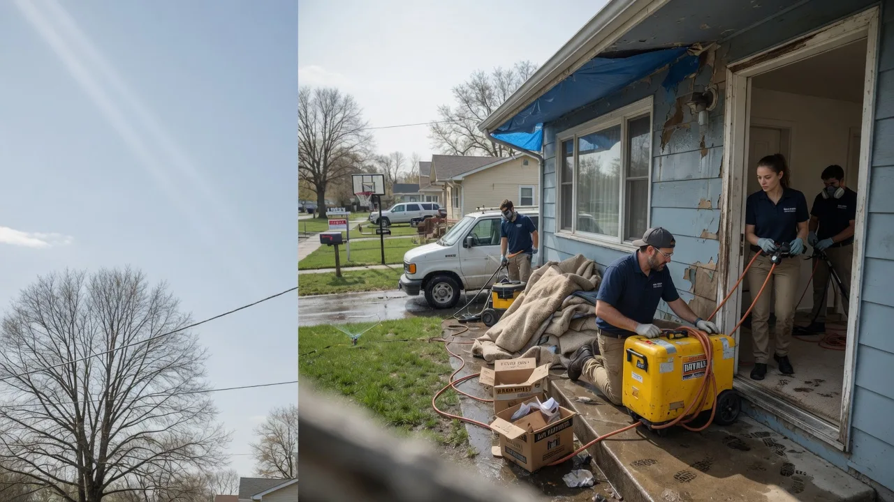 Basement Flood Cleanup in Seatonville, IL near me